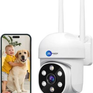 Maizic Smarthome 5MP Wi-Fi CCTV 360° Pan Tilt, Night Vi...