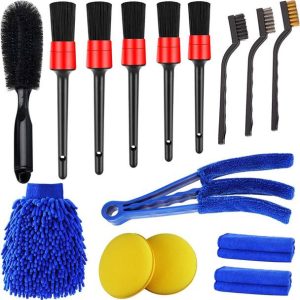 MFORALL 15 pieces different car brush sets. Combo
