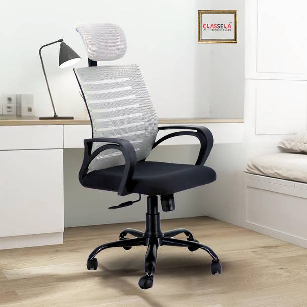 Newturn Boom High Back Mesh Office chair with Adj headr...