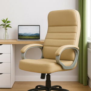 Newturn ROLEX orthopeadic Leather Boss Revolving office...
