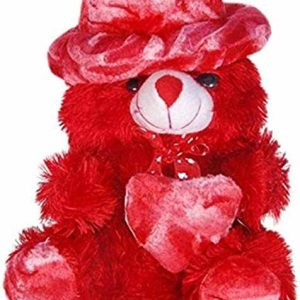 YASHIKA Huggable Lovable Teddy Bear with Cap 30 cm - 3...