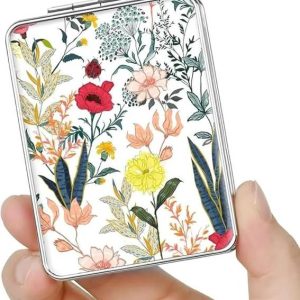 banira Pocket Mirror,Small Travel Mirror with Magnifica...