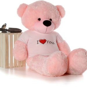 AVS 3 Feet Stuffed Spongy Teddy Bear with I LOVE YOU Pr...