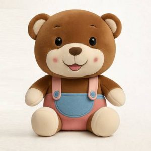 SHREEJI GIFT Adorable Brown Teddy Bear with Overalls | ...