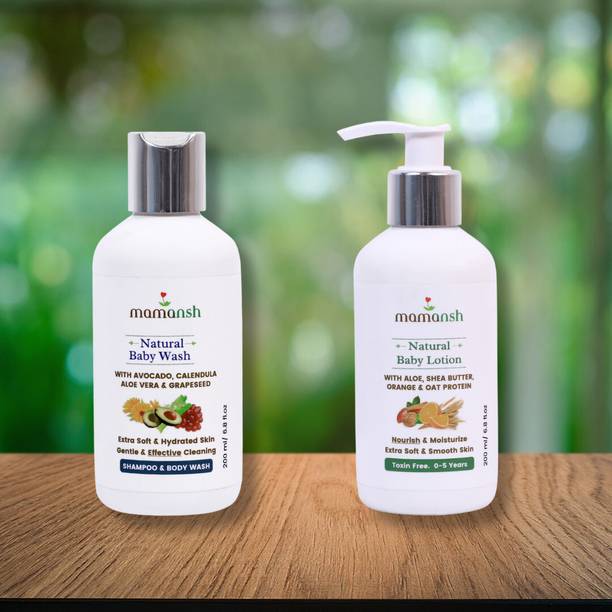MAMANSH Skin Glow Combo of Baby Body Wash and Baby Body...
