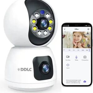 DDLC Dual Lens 2+2MP Full HD Smart WiFi Wireless Indoor...