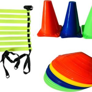 Owlix Cones Pack Space Markers and Meter Ladder Footbal...