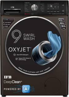 IFB 10 kg with Steam 5 Star AI Powered Eco Inverter with Wi-Fi EnabledOxyjet 9 Swirl Wash, Fully Autom...