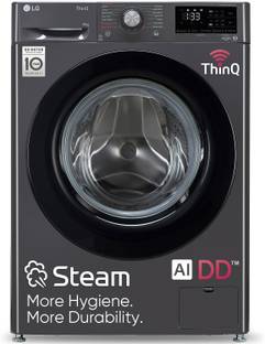 LG 8 kg 5 Star, AI Direct Drive Technology, Steam, 6 Motion DD Fully Automatic Front Load Washing Mach...