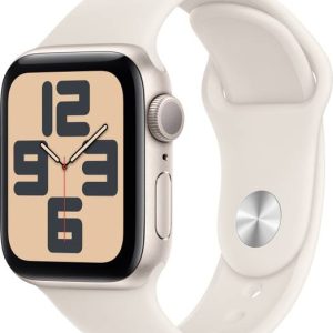 Apple Watch SE 2 GPS 40mm (2nd Gen) Starlight Aluminium...