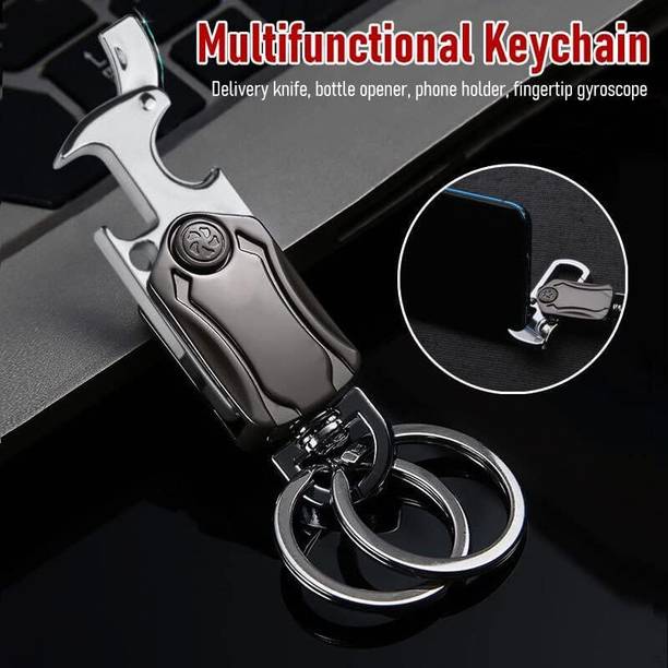 JUXEY MK-54 Multifunction Key chain, Heavy Duty Dual Ri...