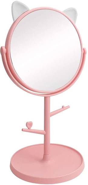 YOMITH Makeup Mirror in Cute Cat Ears Shape,HD Princess...