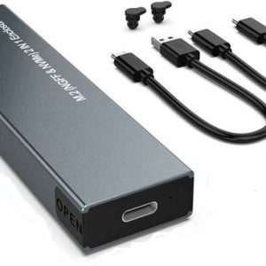 microware M.2 NGFF/NVMe SATA SSD Hard Drive Enclosure U...
