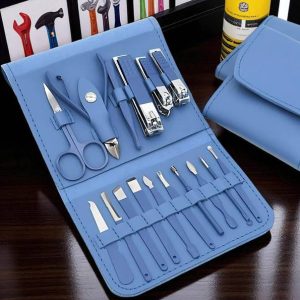 ShopDock Compact Grooming Kit – 16-in-1 Set for Nails a...