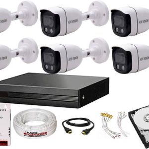 ADS VISION 5MP DVR, HD 6 BULLET COLOR VIEW NIGHT VISION...