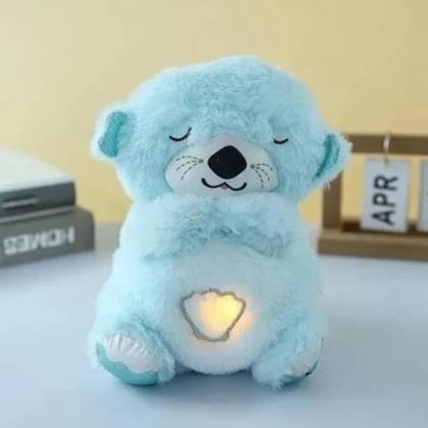 RQPFAB Light Soothing Sound Otter Baby Put to Sleep Mus...