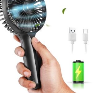 Casecade Portable Handheld Fan | USB Rechargeable Fan |...