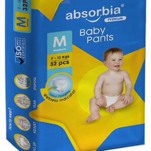ABSORBIA Premium Baby diaper Pants | Medium | 7-11 Kg -...