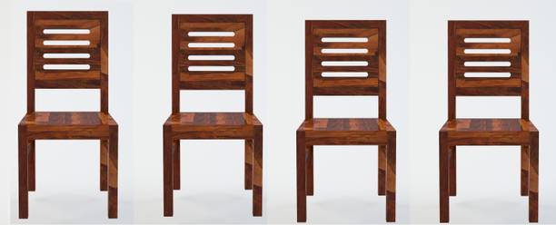 Worldwood Solid Wood Dining set of 4 chair Solid Wood D...