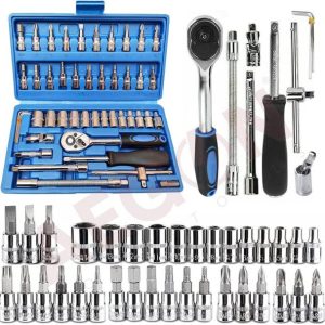 Rahat 46 In 1 Pcs Tool Kit For Home Use Spanner Set Soc...