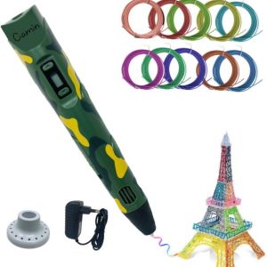 camin with Adapter| for Kids (10 Color PLA Filament) 3D...