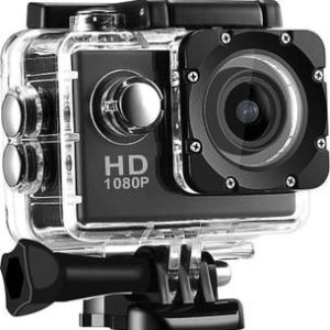Amporio Action Camera 1080p Sports Camera Waterproof Action Camera Dv Camcorder Sports and Action Came...