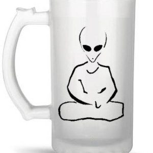 CHARMING Allian "Glass Frosted Printed Beer Perfect Gif...