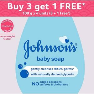 JOHNSON'S Baby Soap(with New Easy Grip Shape) (Buy 3 Ge...