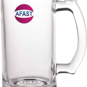 AFAST Funky Stylish Transparent Beer Mug With Handle, G...