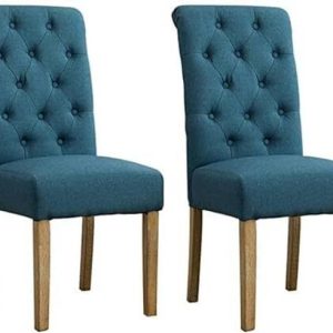 DMK Solid Wood Tufted Parsons Dining Chair Trending Sol...