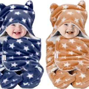 BRANDONN Fleece Baby Bed Sized Bedding Set