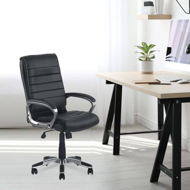 Nilkamal Bold Leatherette Office Arm Chair