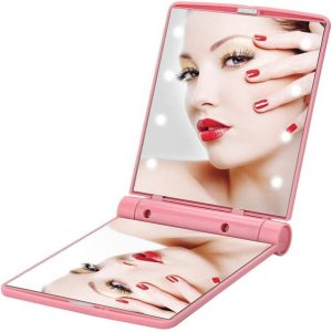 Dhvyant Mart Travel Folding 8 LED Lights Vanity Magnify...