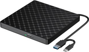 OG X NEXA WITH DEVICE USB 3.0 & Type C External DVD Writer for Laptop, CD/DVD ROM +/-RW CD Burner Exte...