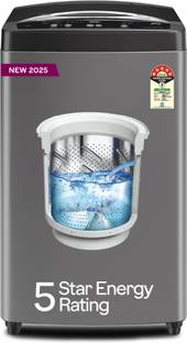 Godrej 7 kg Zero Pressure Technology Fills Tub 60% Faster, Fabrisafe Steel Drum Fully Automatic Top Lo...