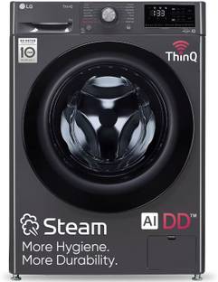 LG 9 kg 5 Star with AI Direct Drive, 6 Motion, Inverter Direct Drive, Steam and Wi-Fi Enabled Fully Au...