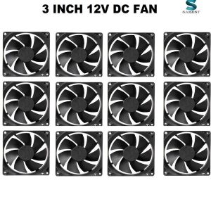 samest 3 inch DC 12V Cooling Fan for PC Case CPU Cooler...