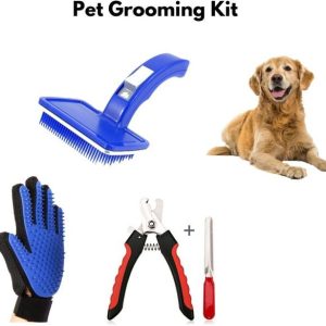 Regiis Dog Grooming Kit Pack of 3 ( Slicker brush, Nail...