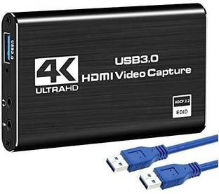 Tobo 4K Audio Video HD USB3.0 to HDMI Video Capture Card Video Converter TD-795HVC Media Streaming Dev...