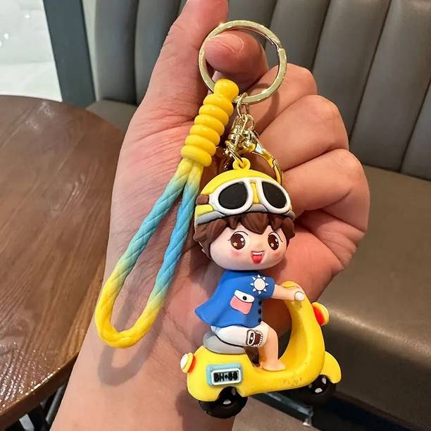 GT Gala Time Cute Keychain for Kids Silicone Keyring Ba...