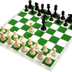 SAGAR International Chess Set- Official- ( Green)With P...