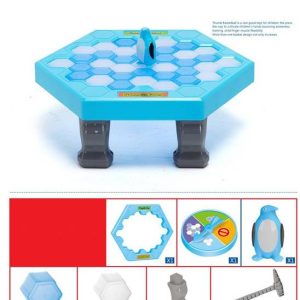 Chocozone Mini Table Games Balance Ice Cubes Save Pengu...