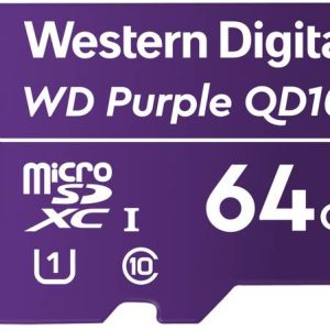 WESTERN DIGITAL WDD064G1P0C QD101 64 GB MicroSD Card Cl...