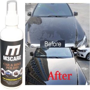 M3CARE Liquid Car Polish for Chrome Accent, Bumper, Ext...