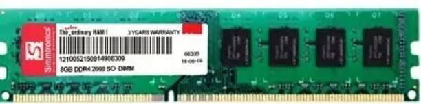 simtronics 8GB DDR4 2666 MHz RAM DDR4 8 GB (Dual Channe...