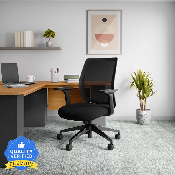 Godrej Interio Curv Wide Back Ergonomic Fabric Office A...