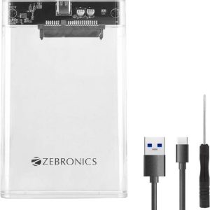 ZEBRONICS CSH01,Transparent Case, Speeds upto 5 Gbps 2....