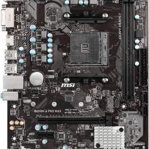 MSI B450M-A PRO MAX AM4Socket Micro-ATX AMD B450 Chipse...