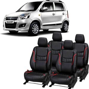 AutoSafe PU Leather Car Seat Cover For Maruti Wagon R 1...