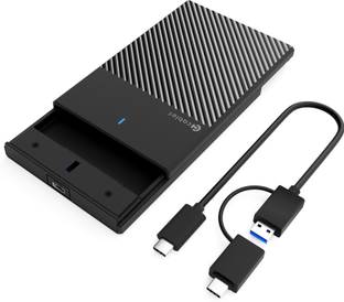Cablet USB 3.1 Type C 2.5 inch Shock Resistant HDD/SSD 6GBPS Speed Enclosure 7mm & 9.5mm Tool-Free Des...